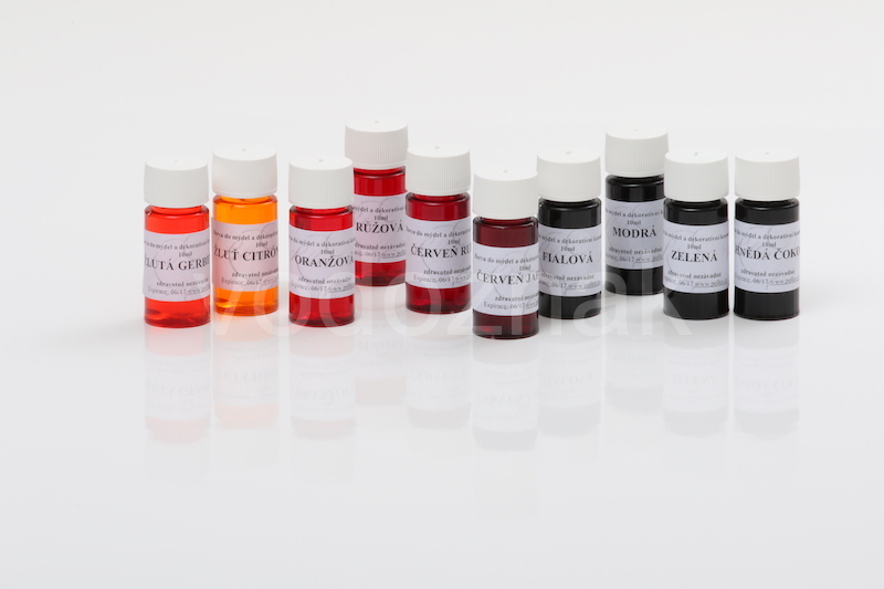Barvy do mýdel, 10ml